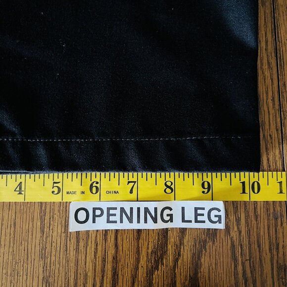 Hunter & Brown Women Relaxed Straight Leg Black Cargo Pants Large High Rise NWT - Picture 10 of 10